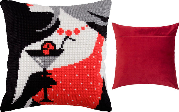 Cross Stitch Pillow Kit 