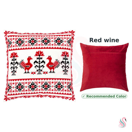 Needlepoint Pillow Kit "Family Amulet"
