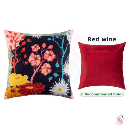 Needlepoint Pillow Kit "Sea Anemones"