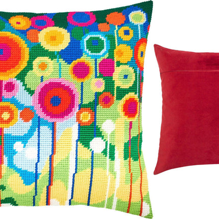 Needlepoint Pillow Kit "Dandelions"