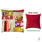 Kit + backing Red wine V