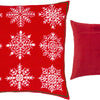 Needlepoint Pillow Kit "snowflakes"