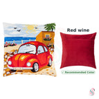 Kit + backing Red wine V