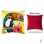 Kit + backing Red wine V