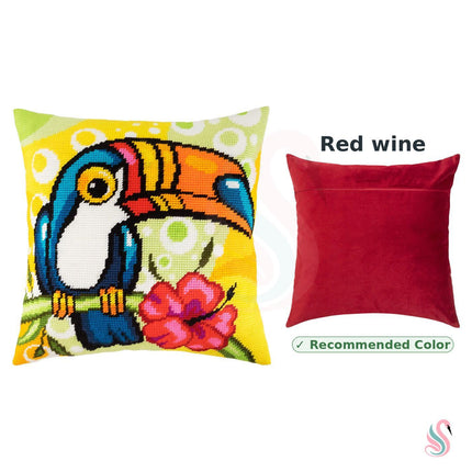 Needlepoint Pillow Kit "Toucan"