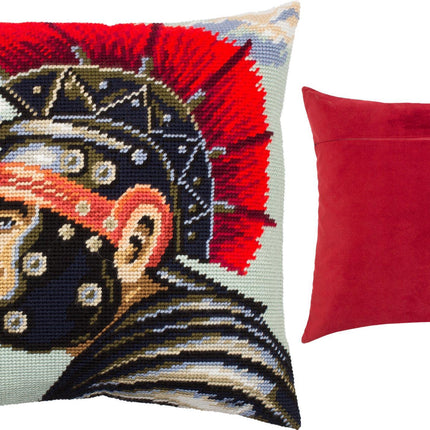 Needlepoint Pillow Kit "Roman Centurion"
