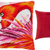 Needlepoint Pillow Kit "Flamingo"
