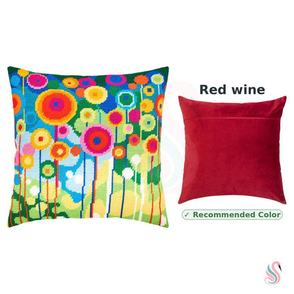 Needlepoint Pillow Kit "Dandelions"
