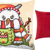 Needlepoint Pillow Kit "Snowman"