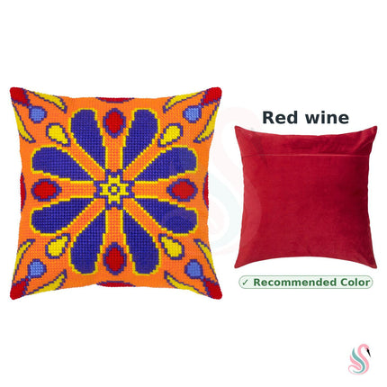 Cross Stitch Pillow Kit "Carnival"