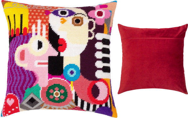 Needlepoint Pillow Kit 