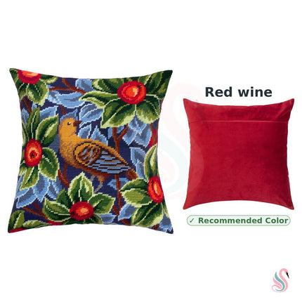 Needlepoint Pillow Kit "Bird"