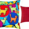 Needlepoint Pillow Kit "Kaleidoscope of Cats"
