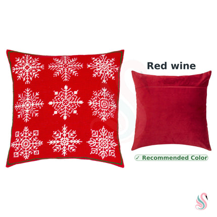 Needlepoint Pillow Kit "snowflakes"