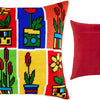 Needlepoint Pillow Kit "Flower Pots"