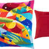 Needlepoint Pillow Kit "Abstract Fish"
