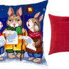 Needlepoint Pillow Kit "Hares’ Carols"