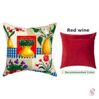 Kit + backing Red wine V