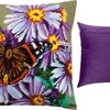 Needlepoint Pillow Kit "Red Admiral on Michaelmas Daisies"