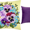 Needlepoint Pillow Kit "Bouquet of Pansies"