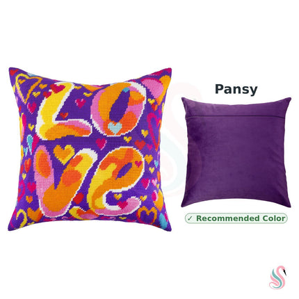 Needlepoint Pillow Kit "Love"