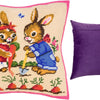Needlepoint Pillow Kit "Rabbits the Farmers"