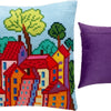 Cross Stitch Pillow Kit "Italian Town"