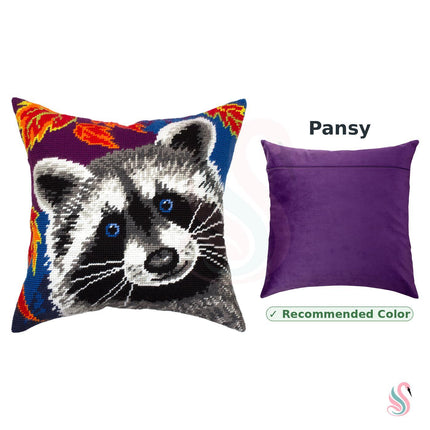 Needlepoint Pillow Kit "Raccoon"