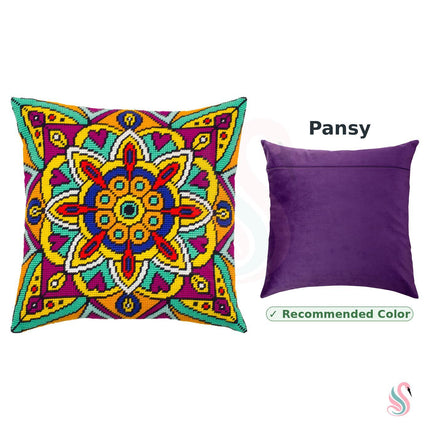 Needlepoint Pillow Kit "Mandala"