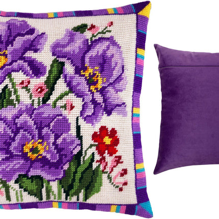 Needlepoint Pillow Kit "Anemone"