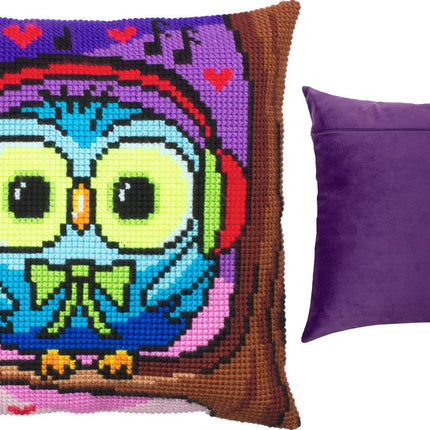 Cross Stitch Pillow Kit "Little Owl"
