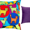 Needlepoint Pillow Kit "Kaleidoscope of Cats"