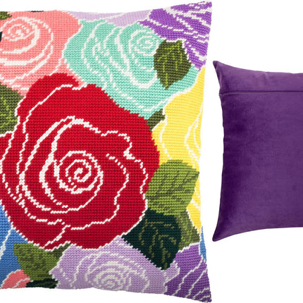 Needlepoint Pillow Kit "Roses"