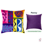 Kit + backing Pansy V