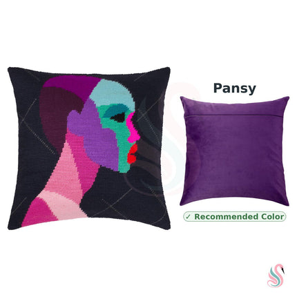 Needlepoint Pillow Kit "Mysteriousness"
