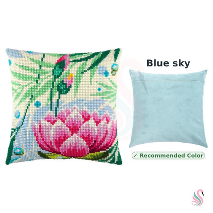 Cross Stitch Pillow Kit "Lotus"