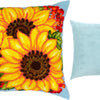 Needlepoint Pillow Kit "Sunflowers and viburnum"