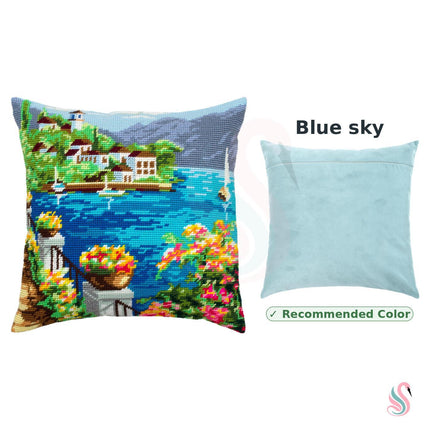 Needlepoint Pillow Kit "Corfu"