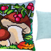 Cross Stitch Pillow Kit "Mushrooms"