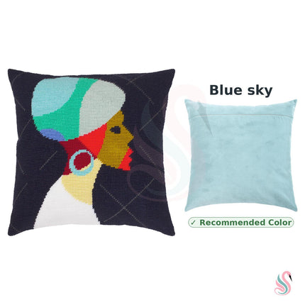 Needlepoint Pillow Kit "Dignity"