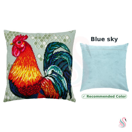 Needlepoint Pillow Kit "Rooster"