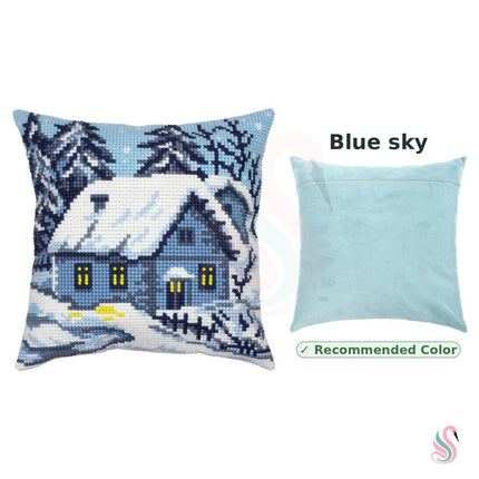 Cross Stitch Pillow Kit "Winter"