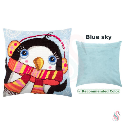 Needlepoint Pillow Kit "Penguin"