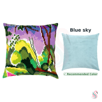 Cross Stitch Pillow Kit "Riverbank, H. Matisse"