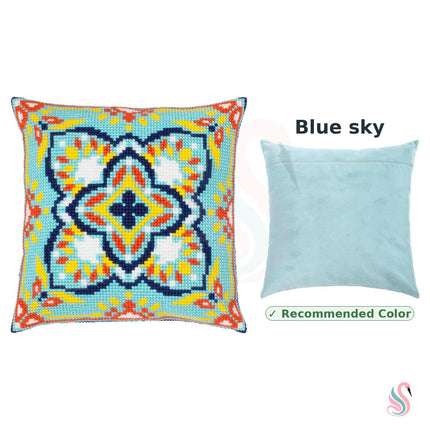 Cross Stitch Pillow Kit "Harmony of the Sky"