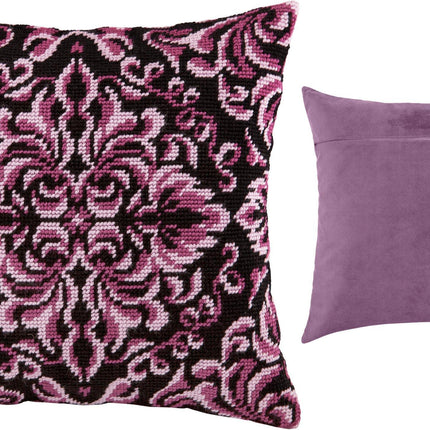 Needlepoint Pillow Kit "Royal Rosette"