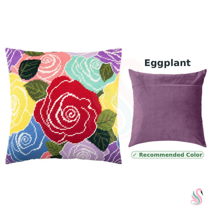 Needlepoint Pillow Kit "Roses"
