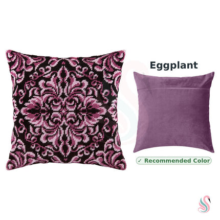 Needlepoint Pillow Kit "Royal Rosette"