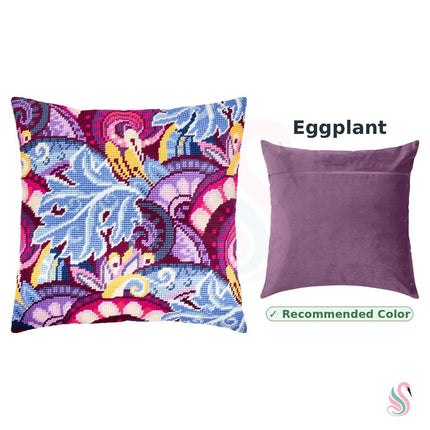 Needlepoint Pillow Kit "Violet Fairy Tale"