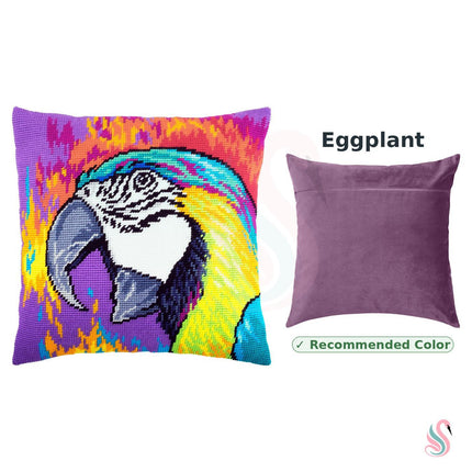 Needlepoint Pillow Kit "Macaw"